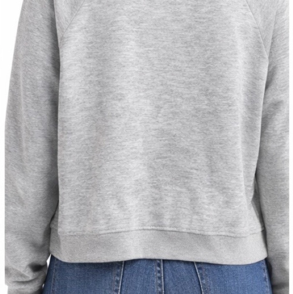 Lucky Brand Def Leppard Sweatshirt Women’s L Gray Gold Logo NWT - Picture 4 of 7